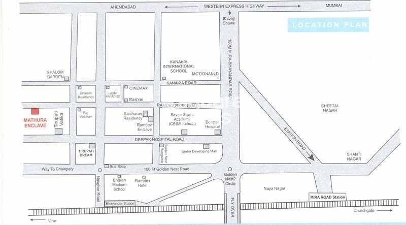 Mathura Enclave Location Image