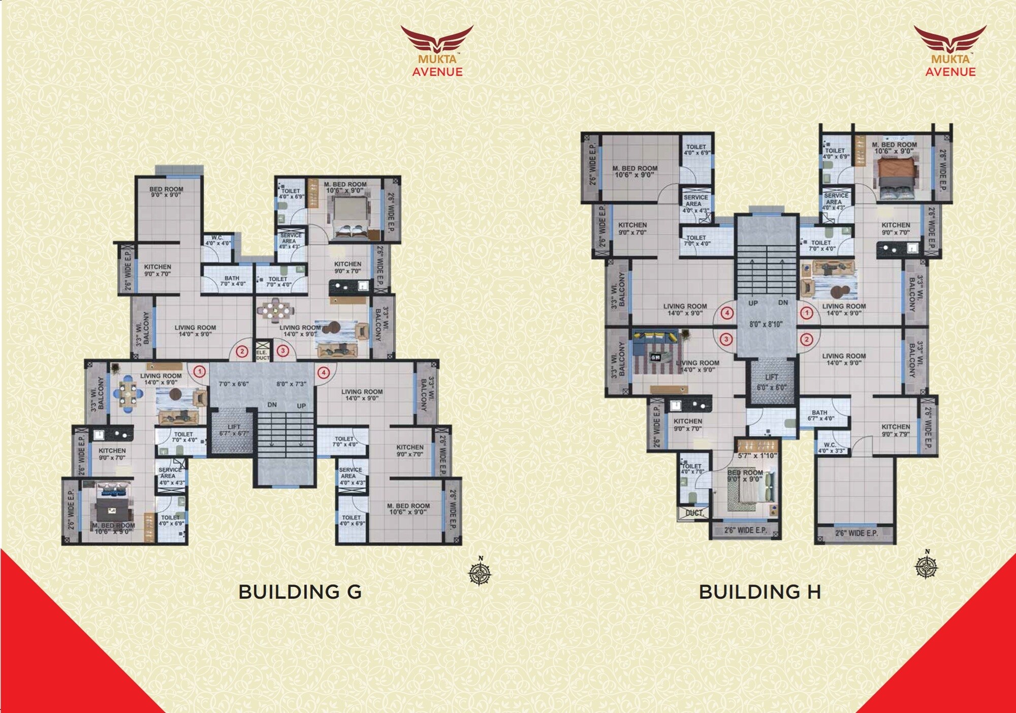 Matoshree Mukta Avenue Floor Plans