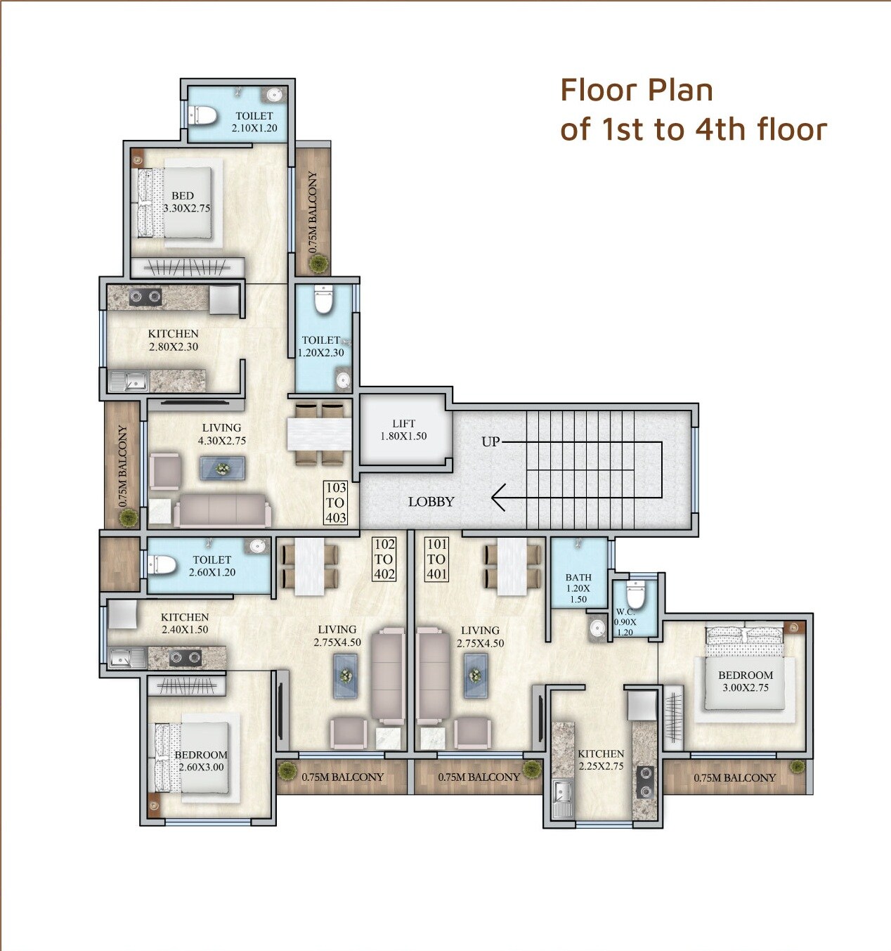 Maulikrupa Vrundavan Heights Floor Plans
