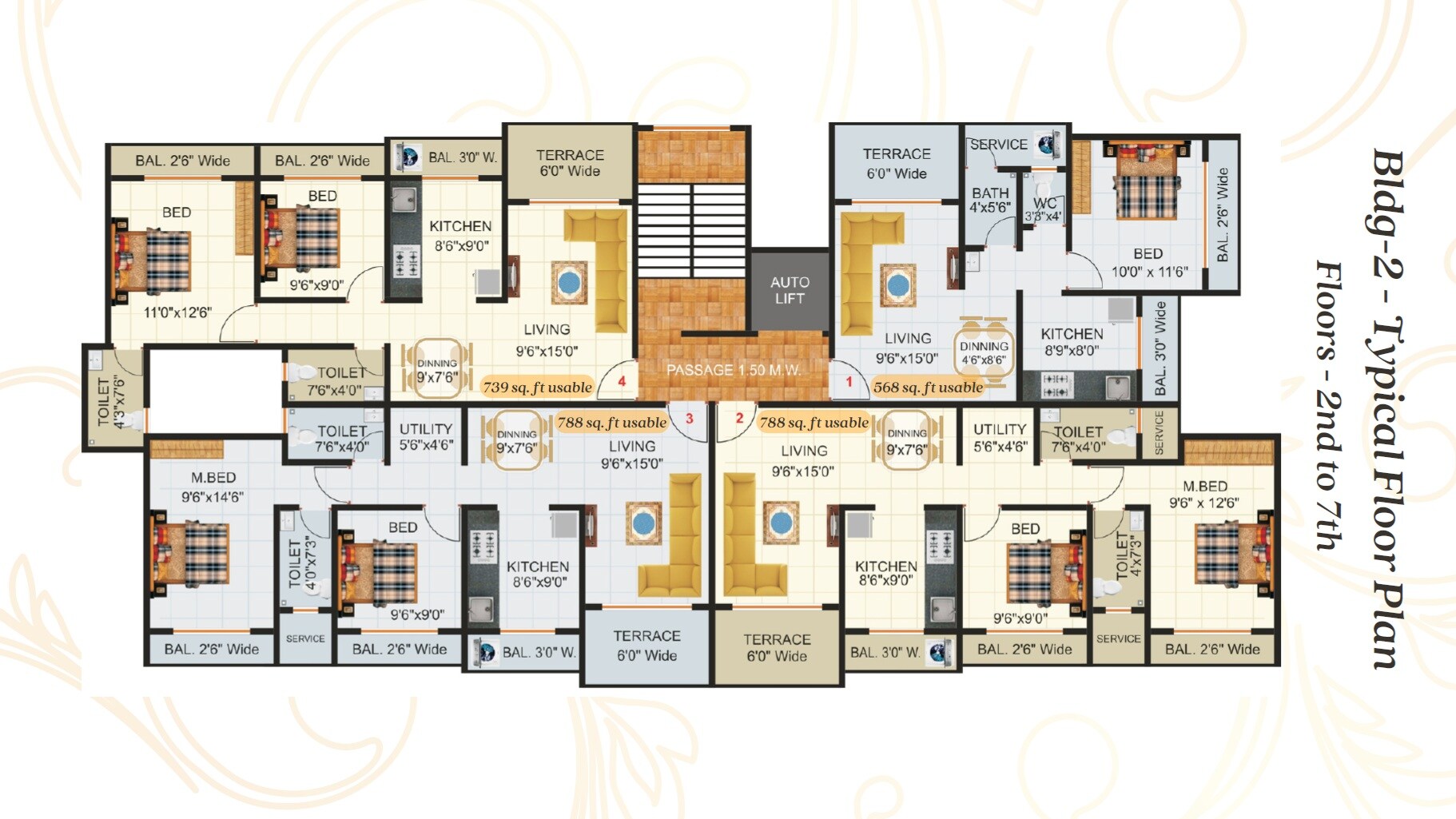 Mayur Mahal Floor Plans