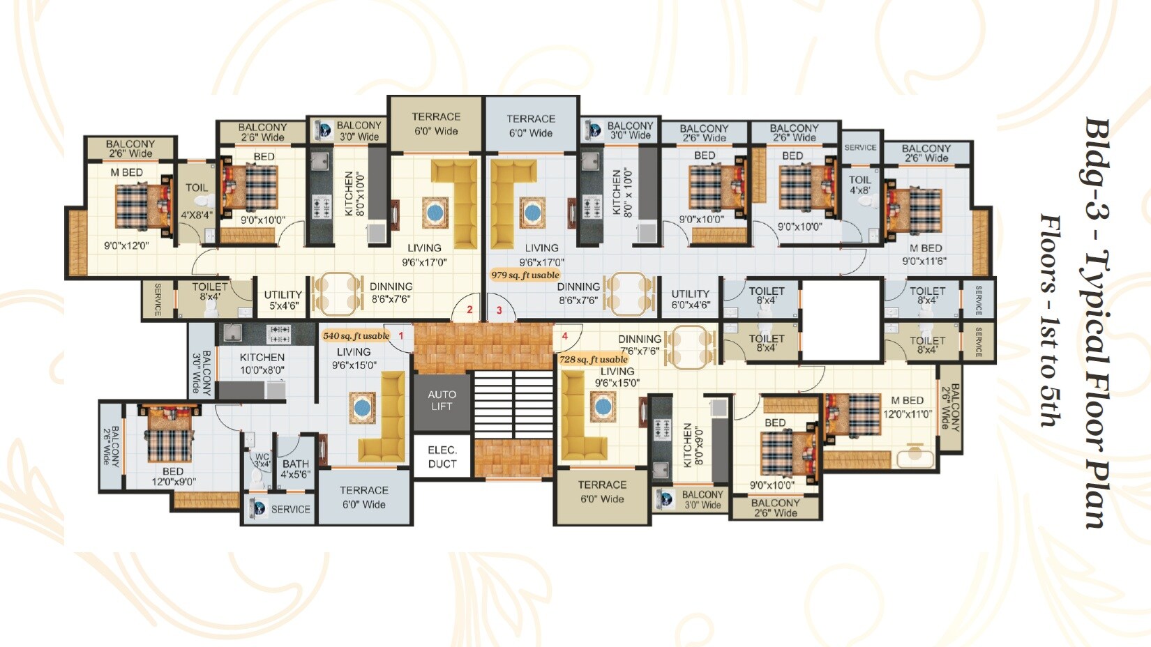 Mayur Mahal Floor Plans