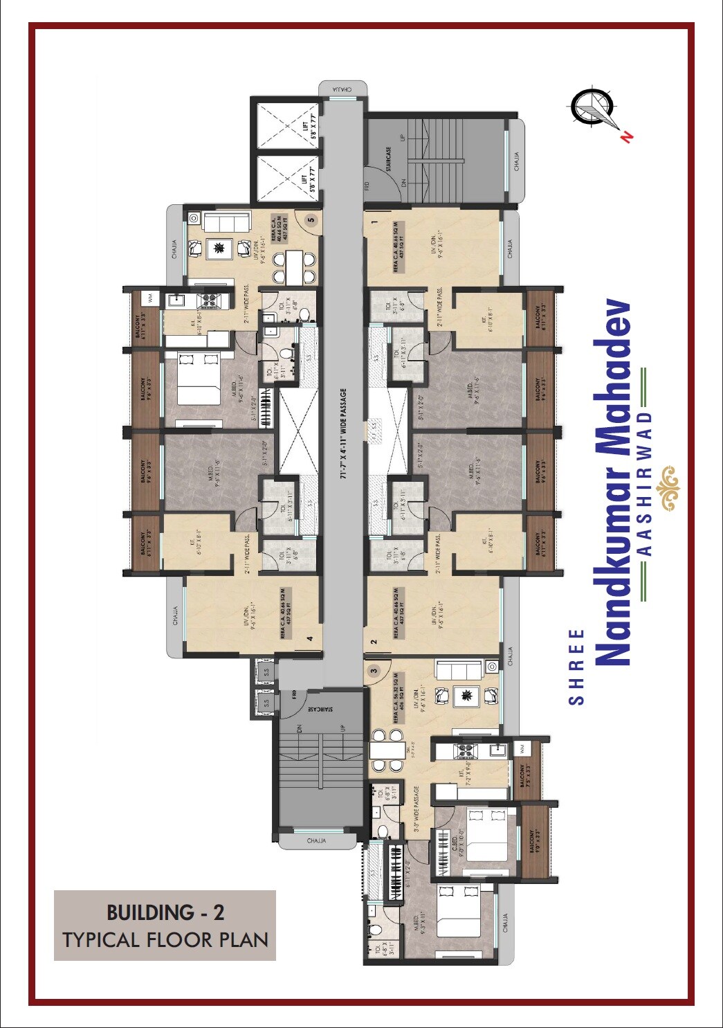Mayur Shree Nandkumar Mahadev Ashirwad Floor Plans 1
