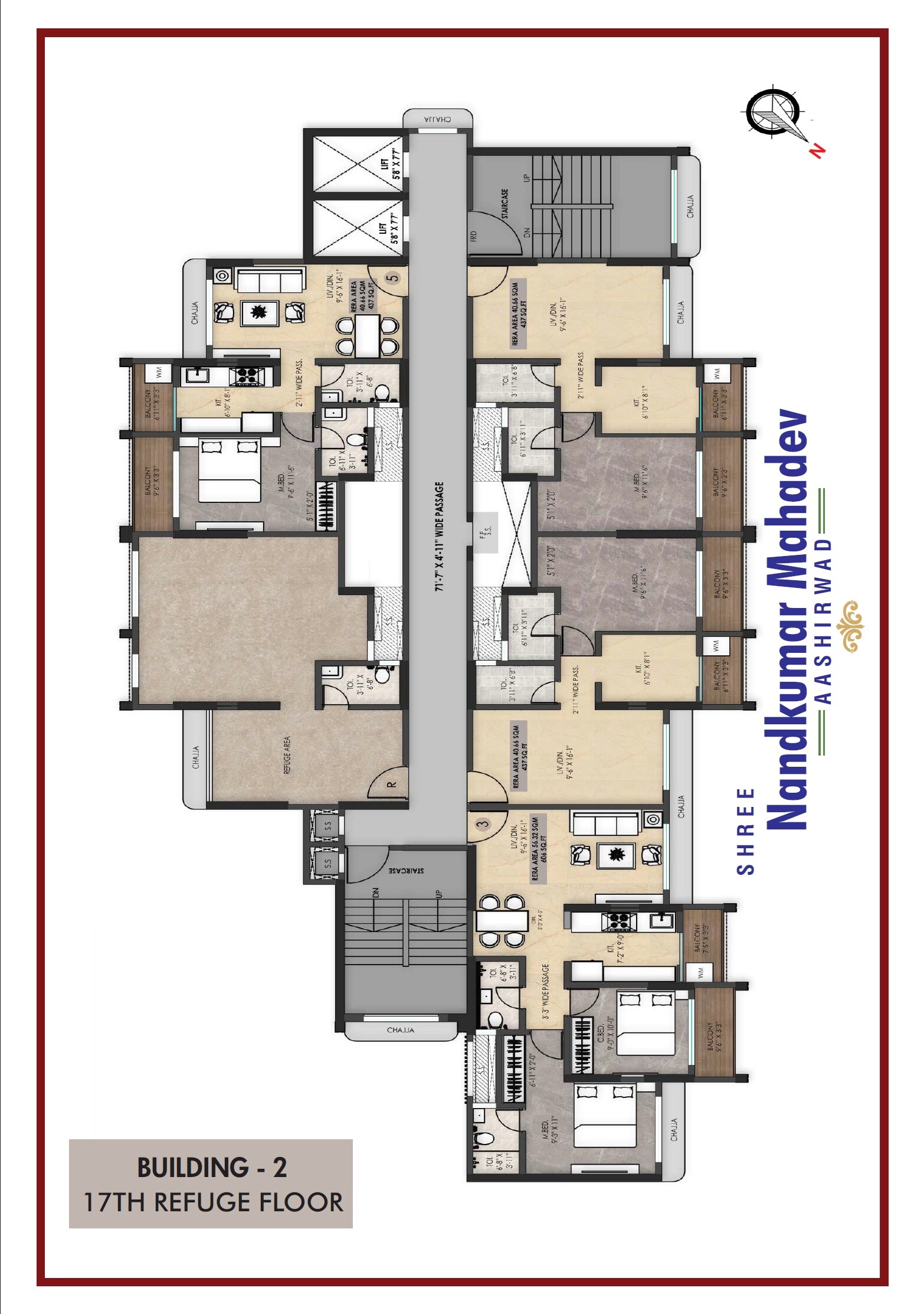 Mayur Shree Nandkumar Mahadev Ashirwad Floor Plans
