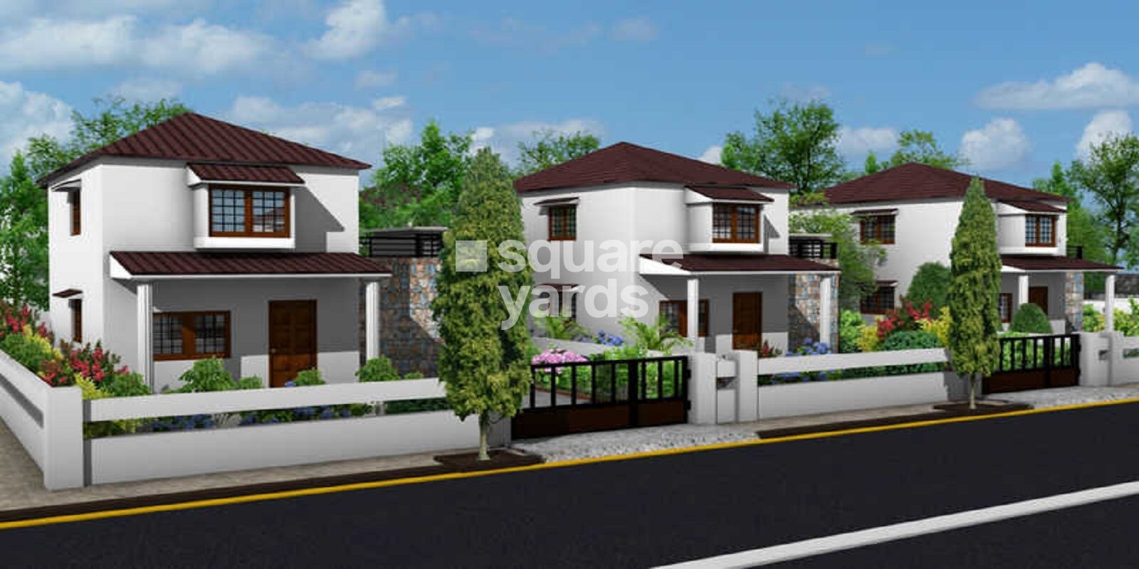 Meadow Villas residential project in Murbad