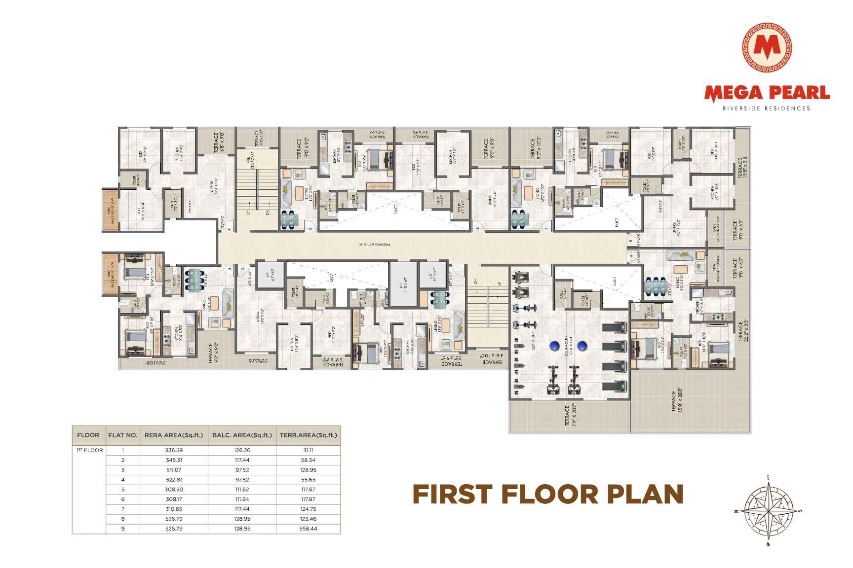 Mega Pearl Floor Plans