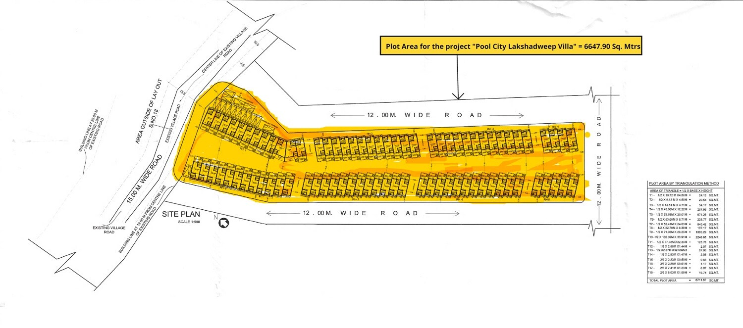 Meravilla Pool City Lakshadweep Villa Master Plan 1