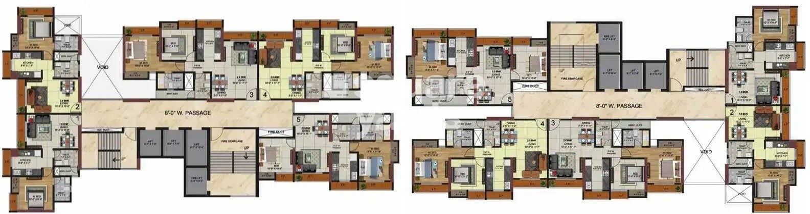Metro Paramount Floor Plans