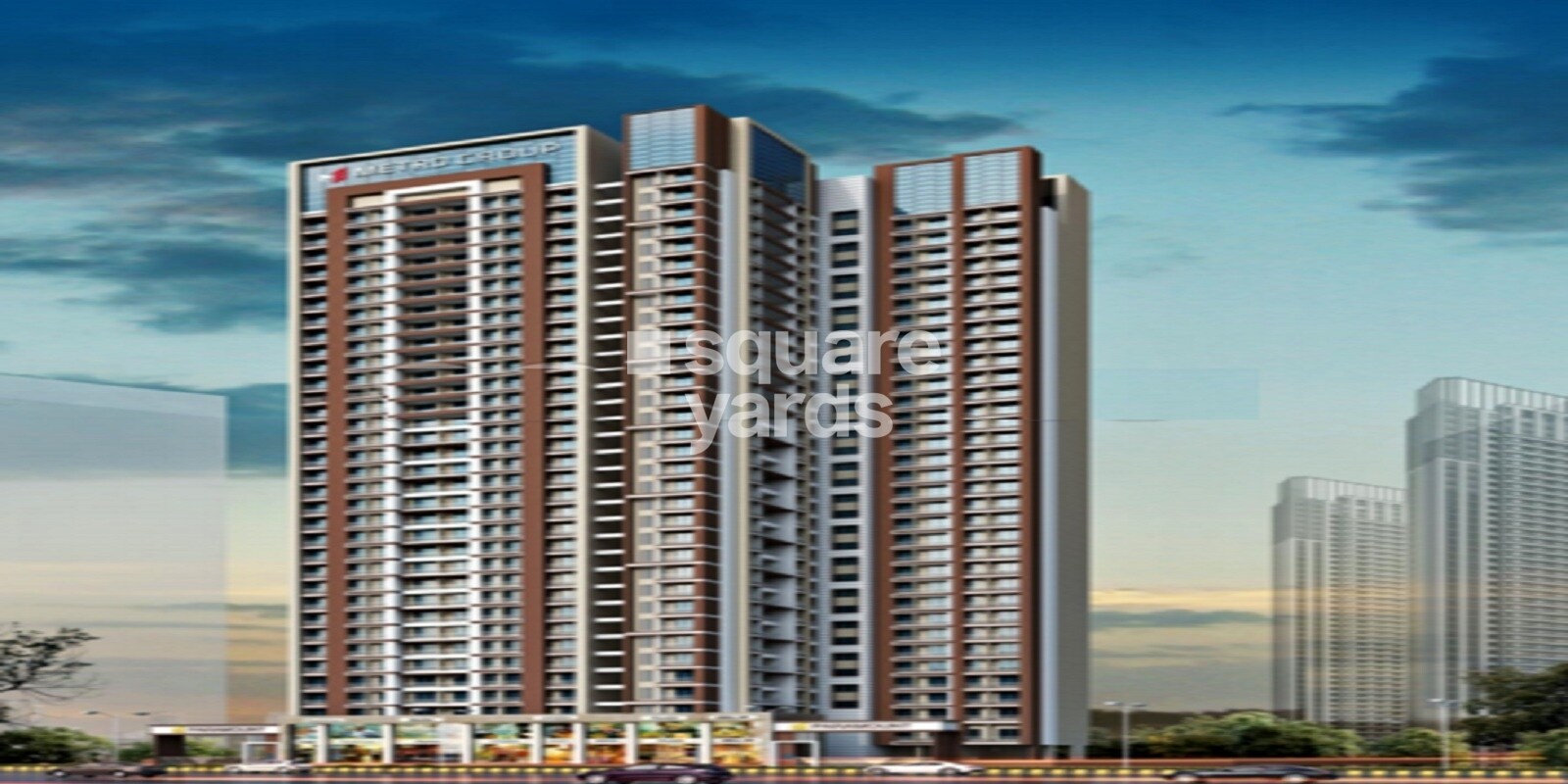 Metro Paramount residential project in Shilphata