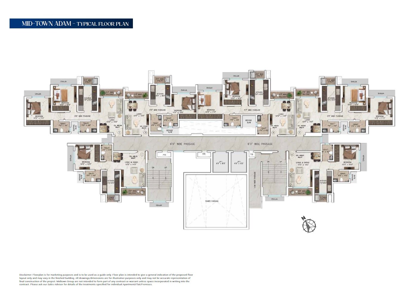 Midtown Adam Floor Plans