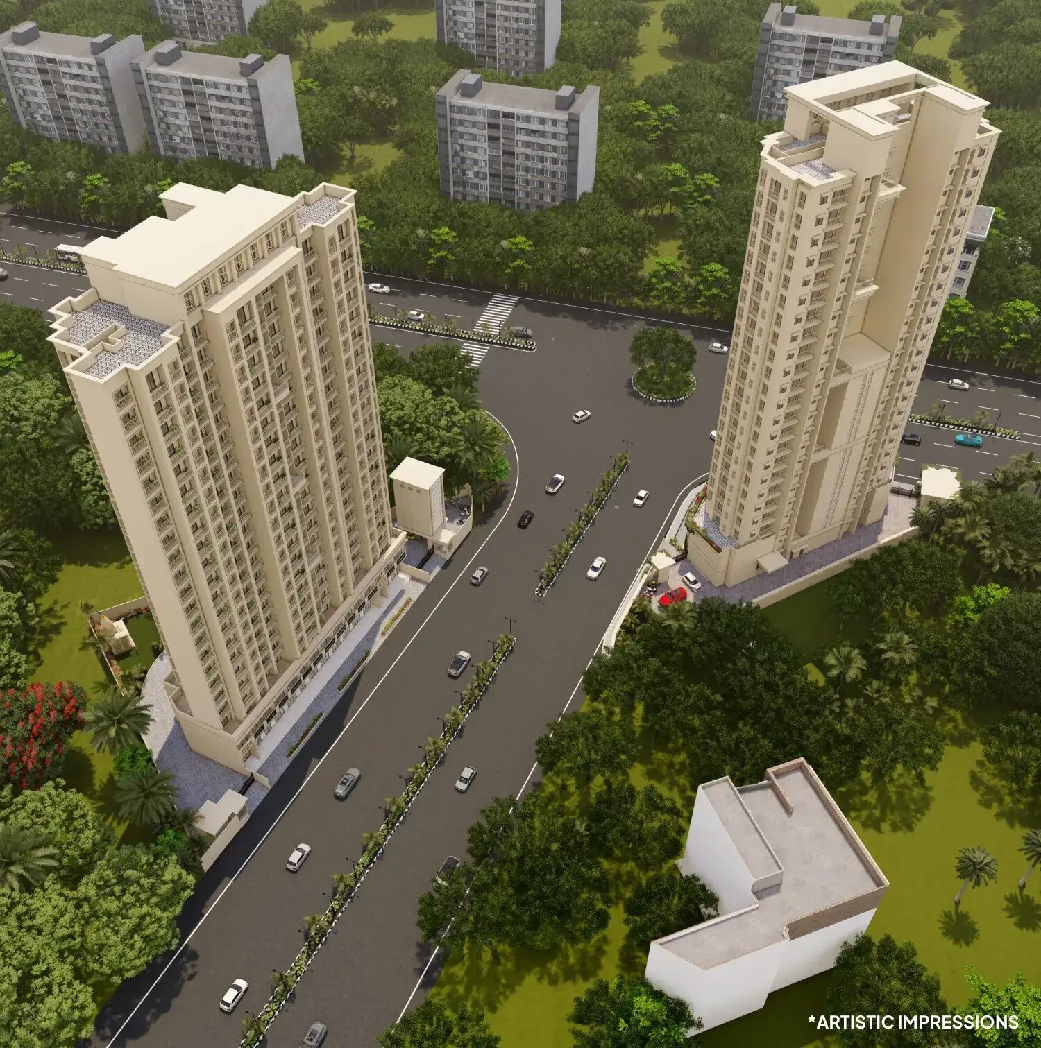 Midtown Adam Tower View