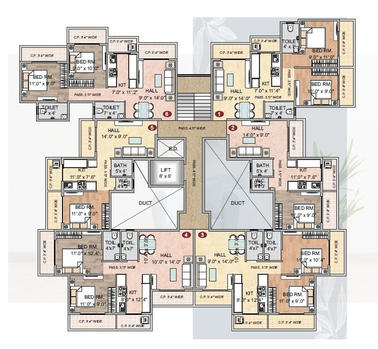 Mitra Jay Ramdarshan CHS Floor Plans