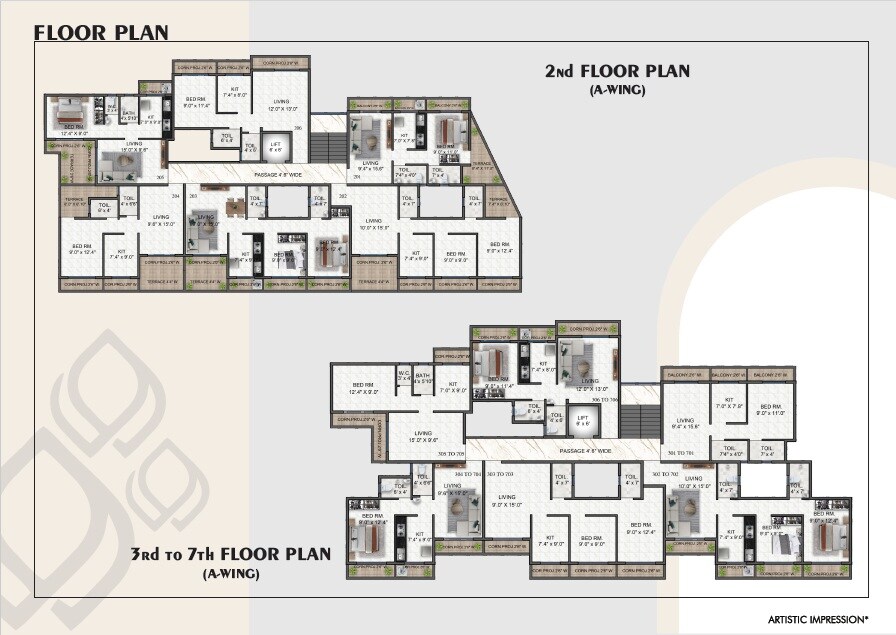 Mitra Sai Girnar CHS Floor Plans