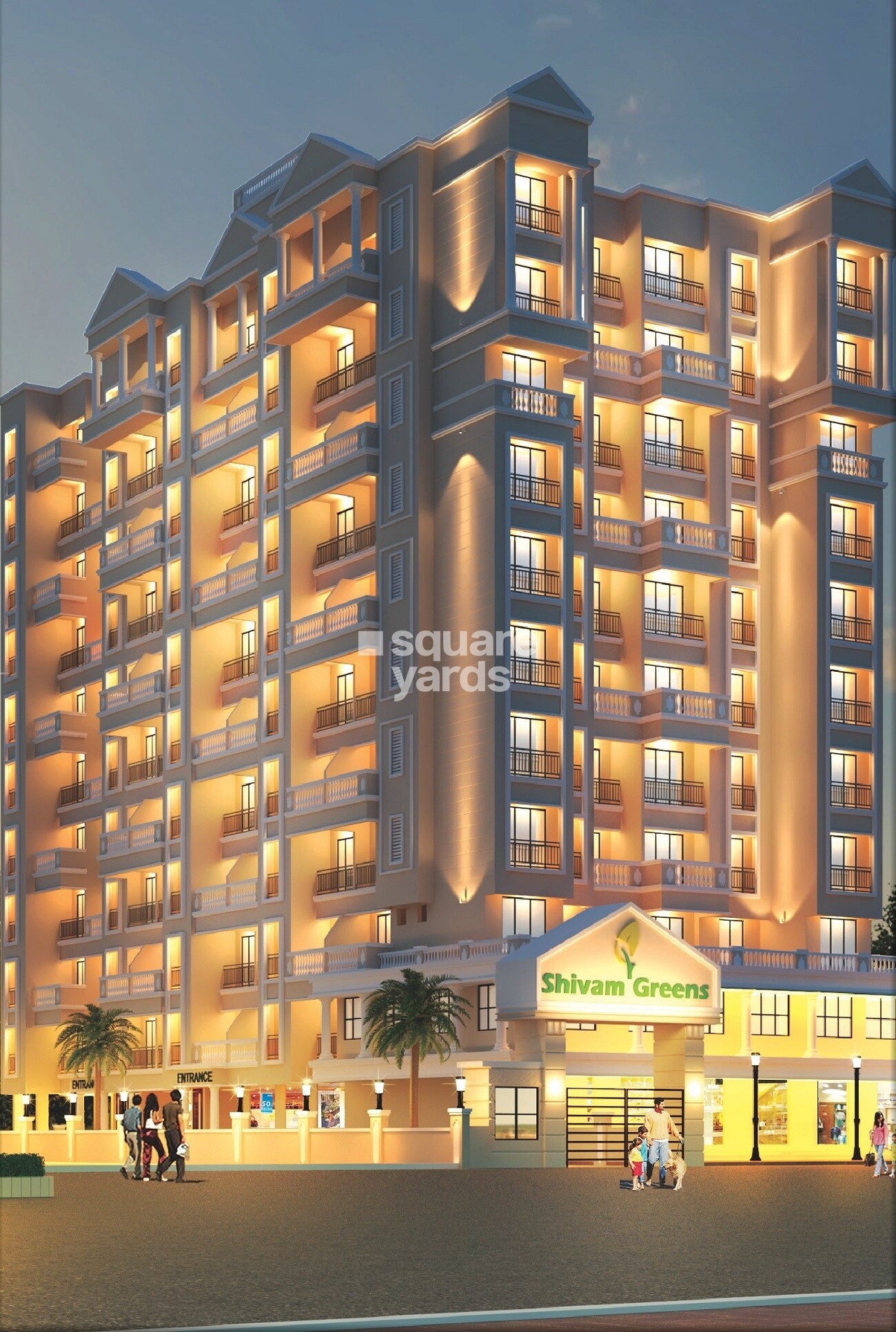 MK Shivam Greens Tower View