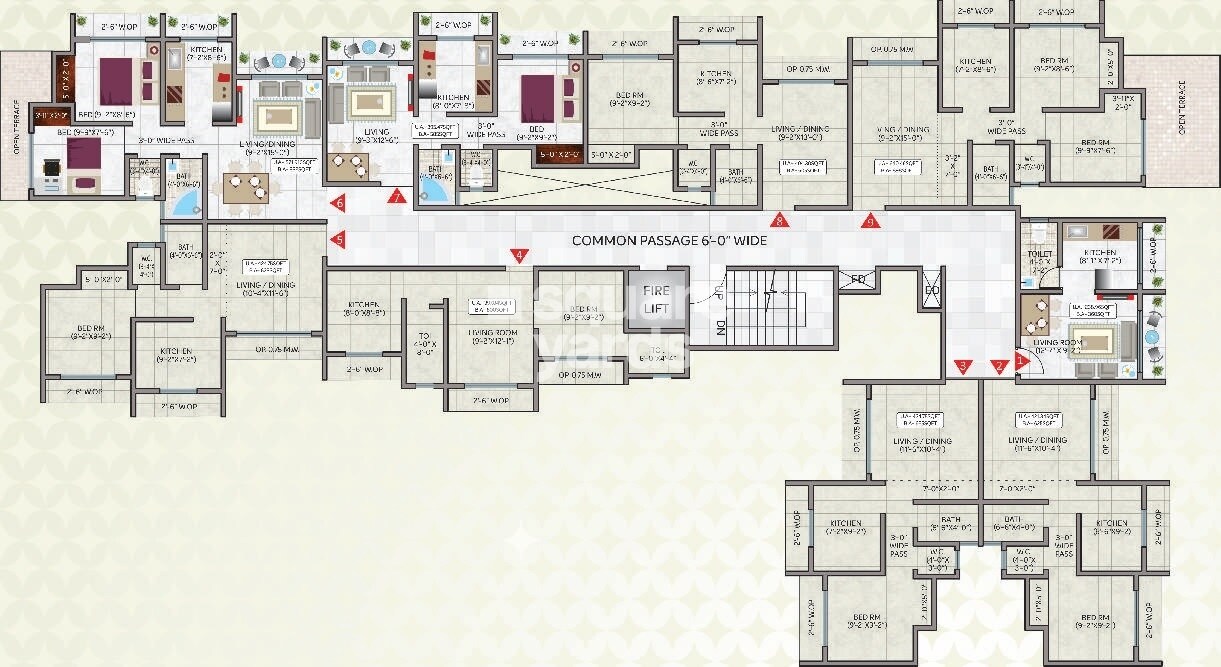 MM Sai Platinum Residency Floor Plans 1