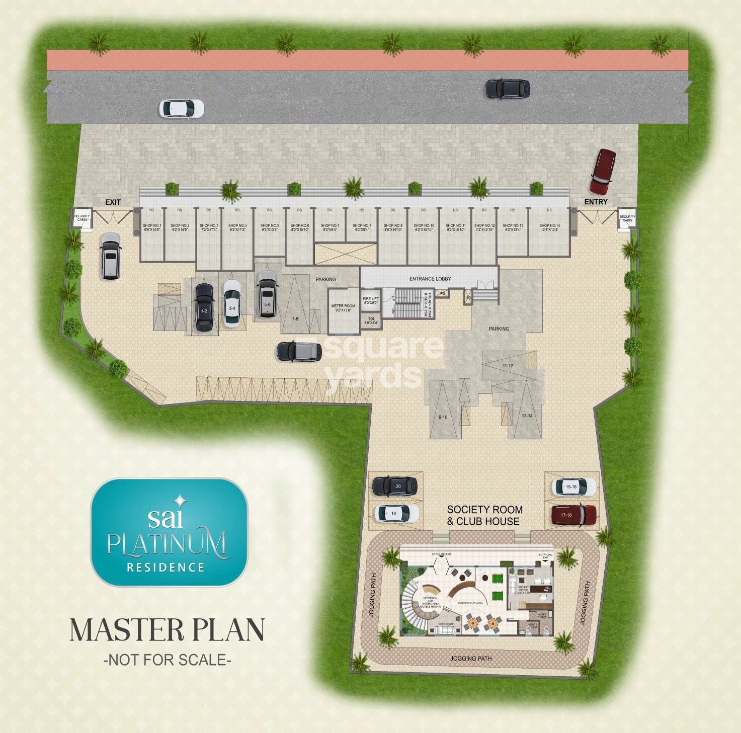 Representative image as actual visual unavailable for MM Sai Platinum Residency