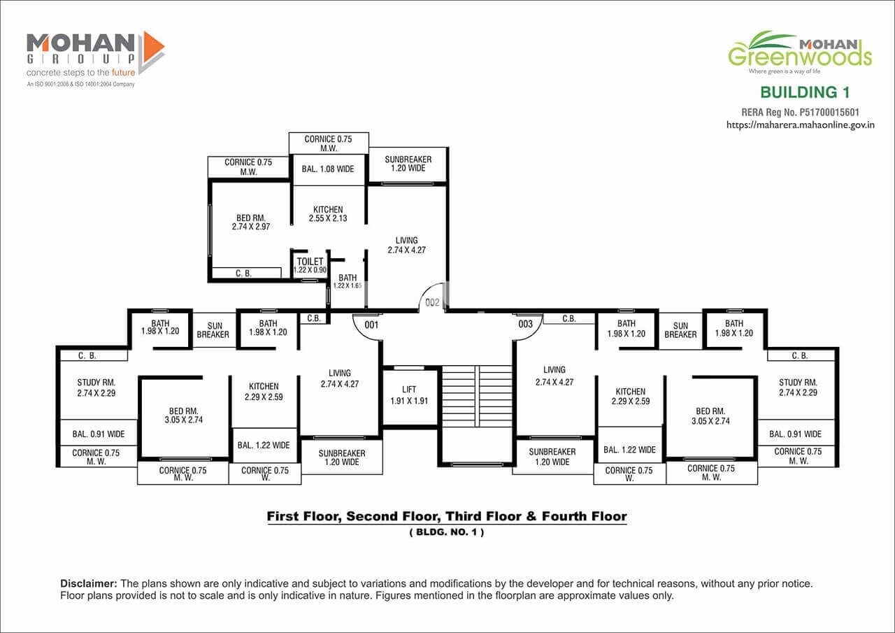 Mohan Geenwoods Floor Plans