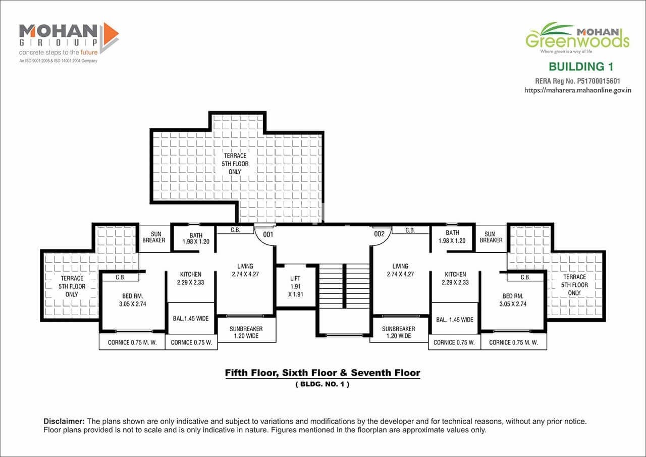 Mohan Geenwoods Floor Plans