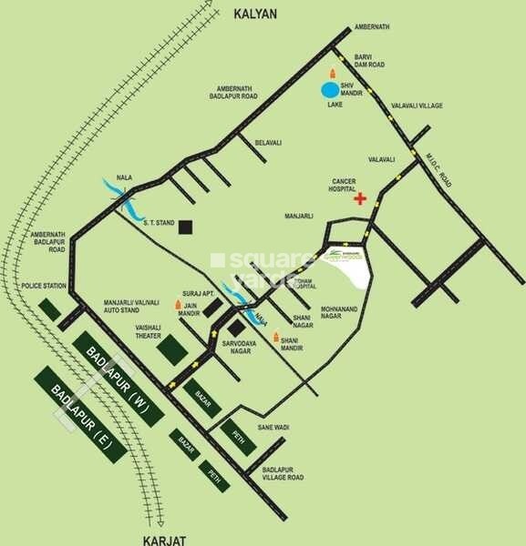 Mohan Geenwoods Location Image