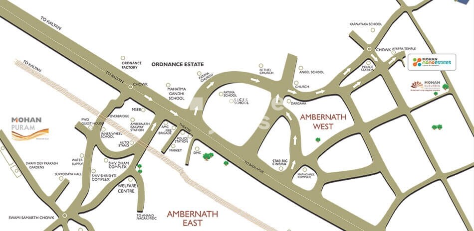 Mohan Nano Estates Location Image