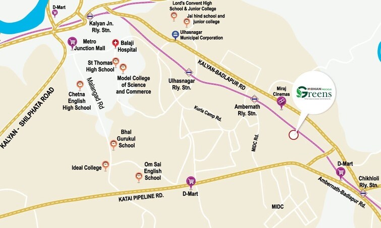 Mohan Precious Greens Location Image