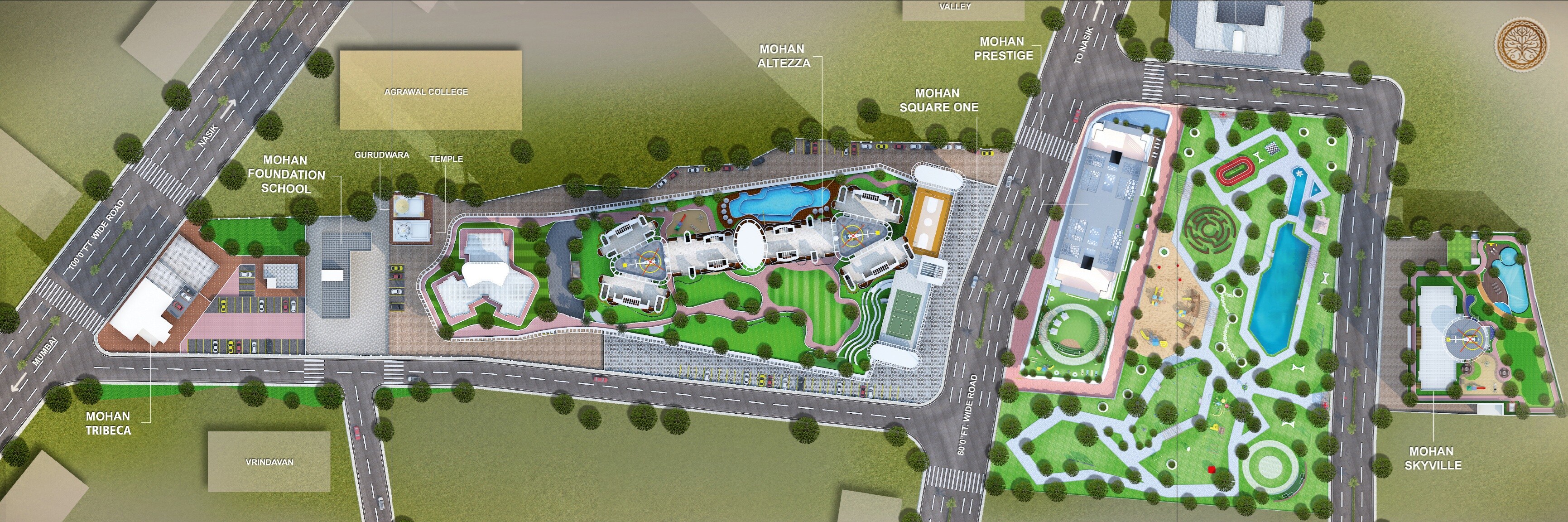 Mohan Prestige Master Plan Image