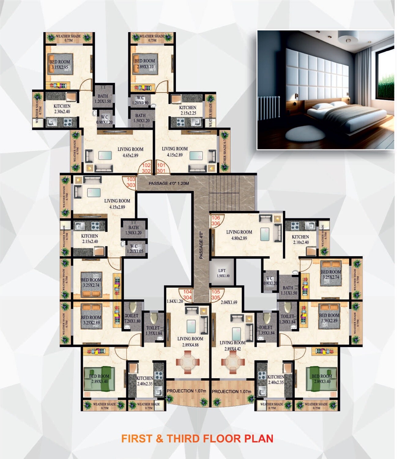 Motiram Darshan Floor Plans