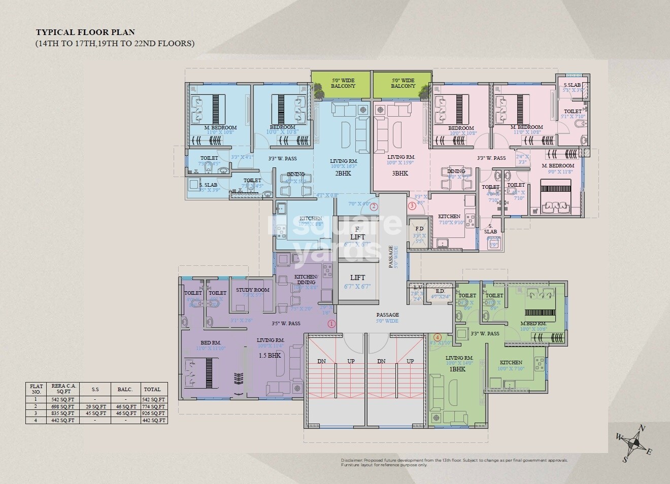 Mount Casa Floor Plans