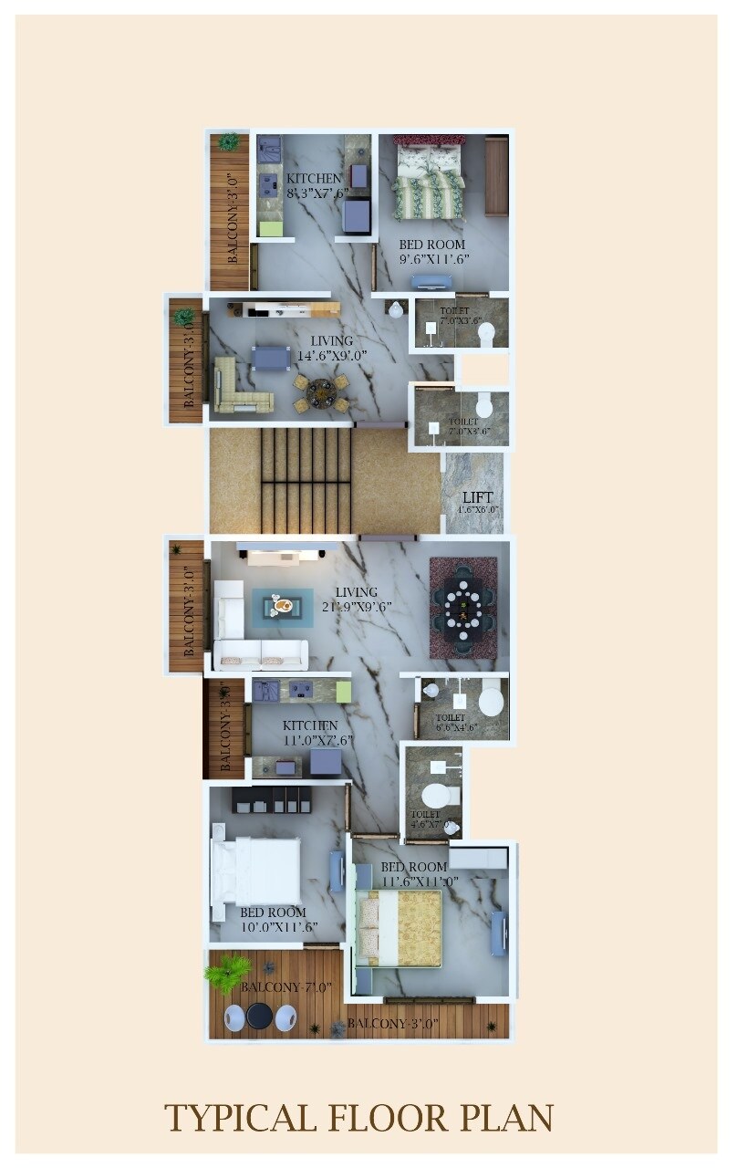 MP Elite Floor Plans