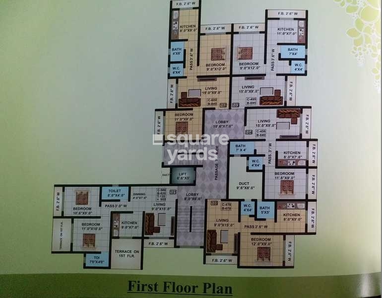 Mrunali Paradise Floor Plans