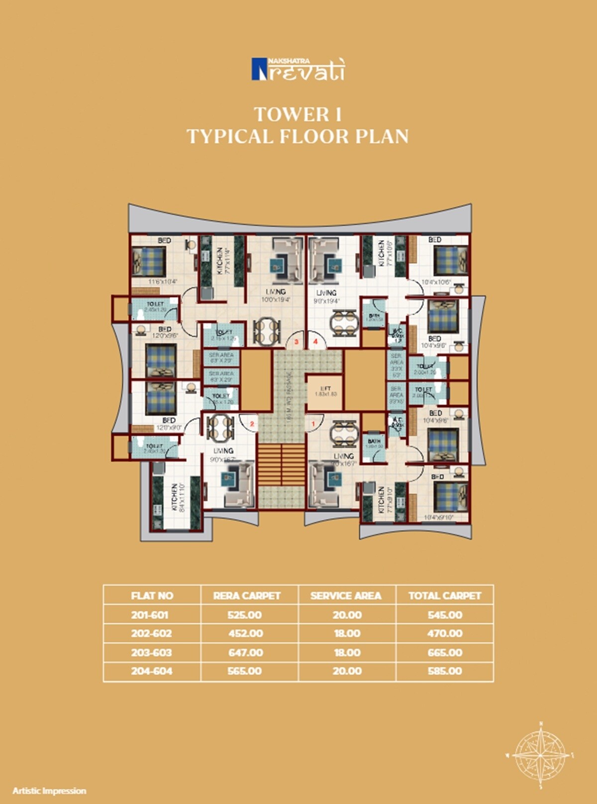 Nakshatra Apartments Dombivli Floor Plans 1