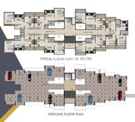 Nandini Shree Krishna Heights Floor Plans