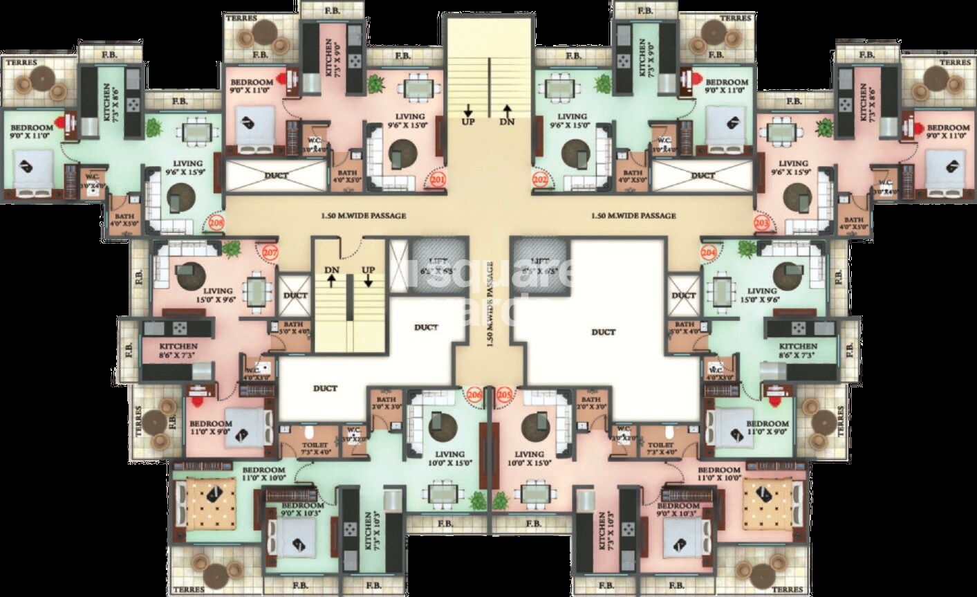 Nanu Park Floor Plans 2