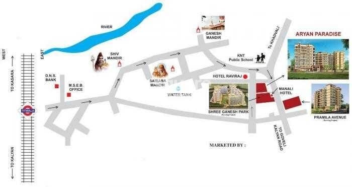 Nidhi Aryan Paradise Location Image