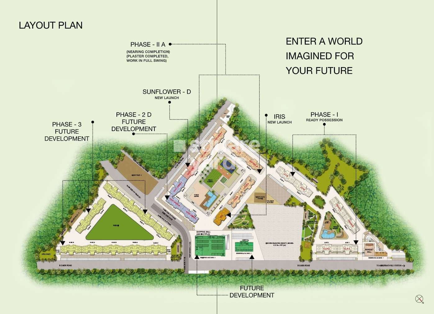 nisarg greens project master plan image1
