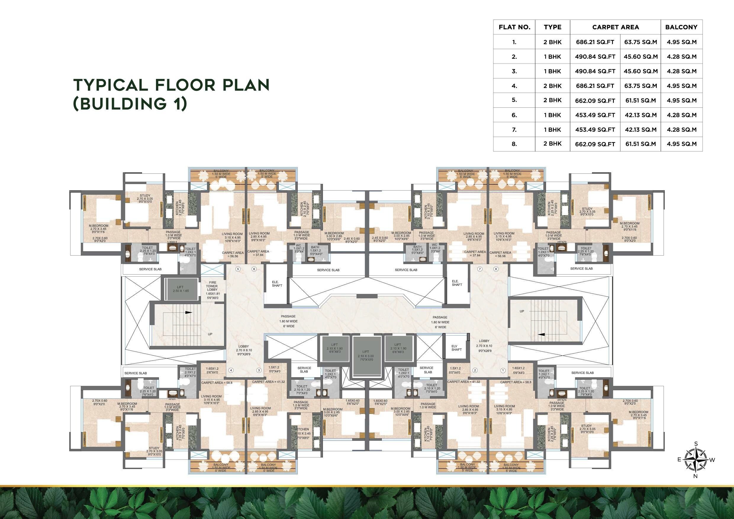 Nivasa Green City Floor Plans 1