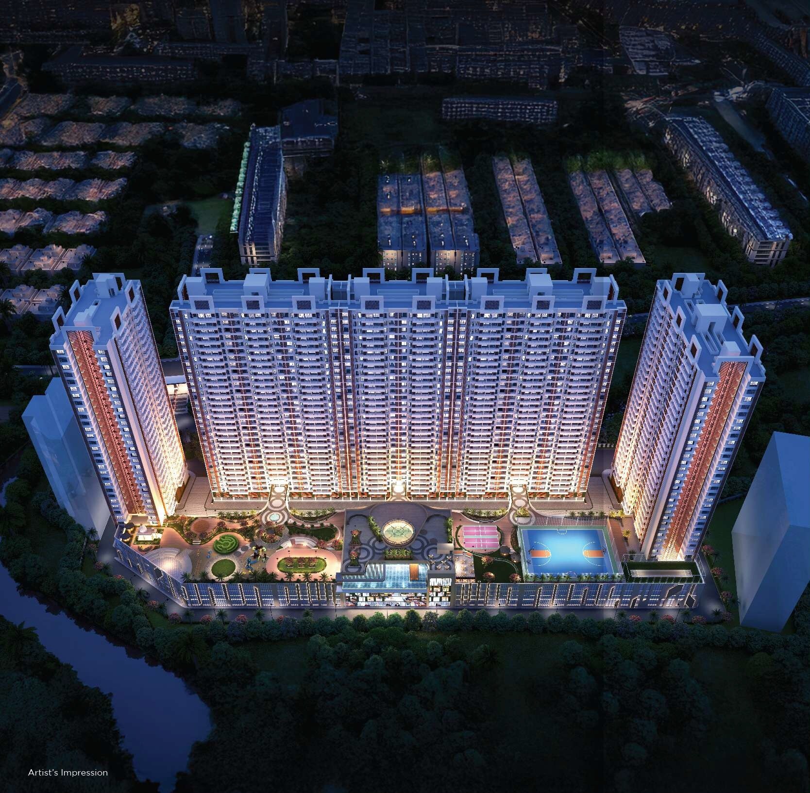 Nivasa Green City Tower View