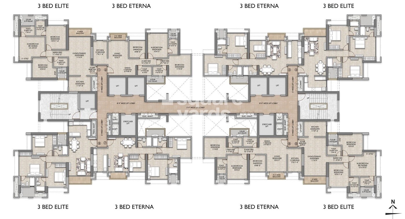 Oberoi Forestville Floor Plans 1