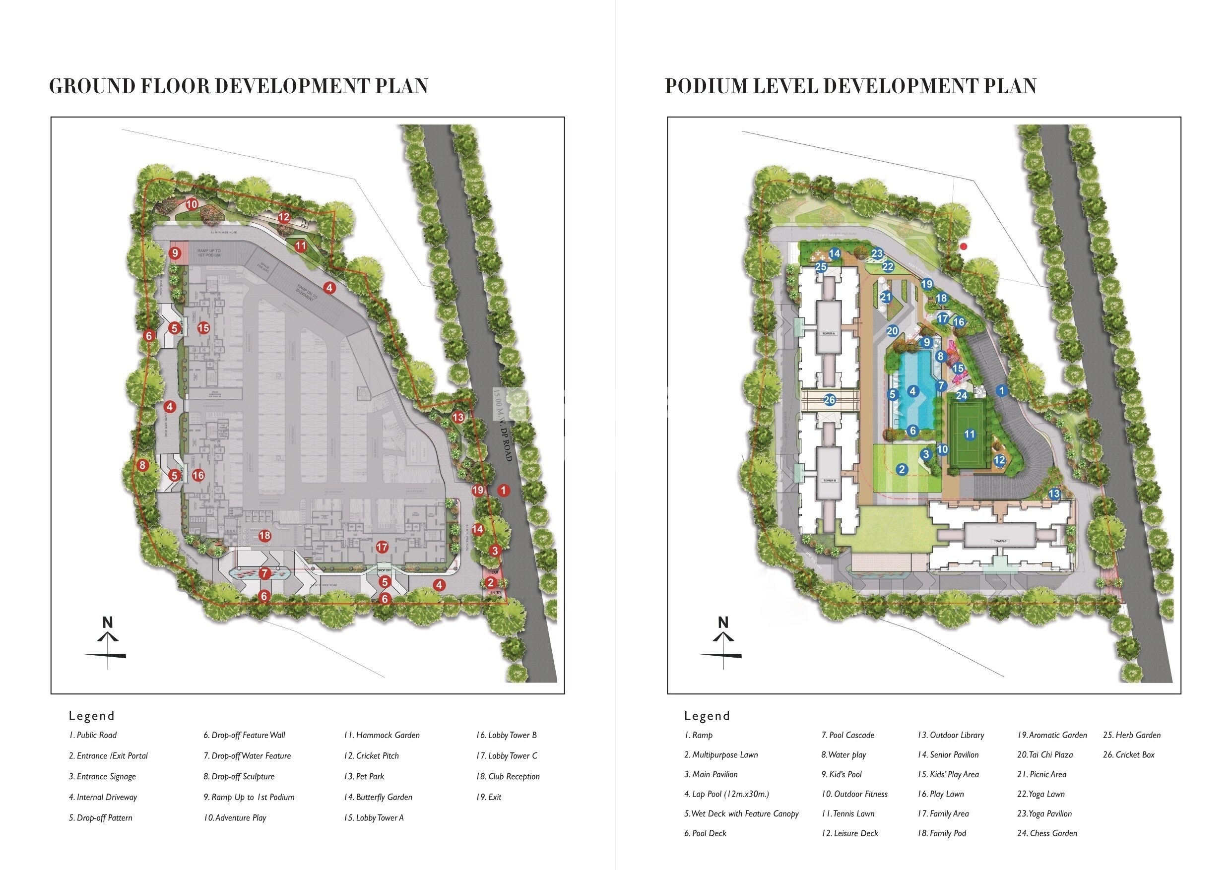 Oberoi Forestville Master Plan Image