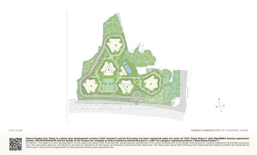 Oberoi Garden City Thane Master Plan Image