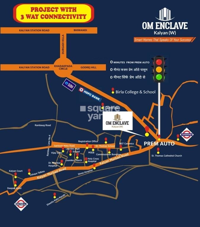 Om Enclave Kalyan Location Image