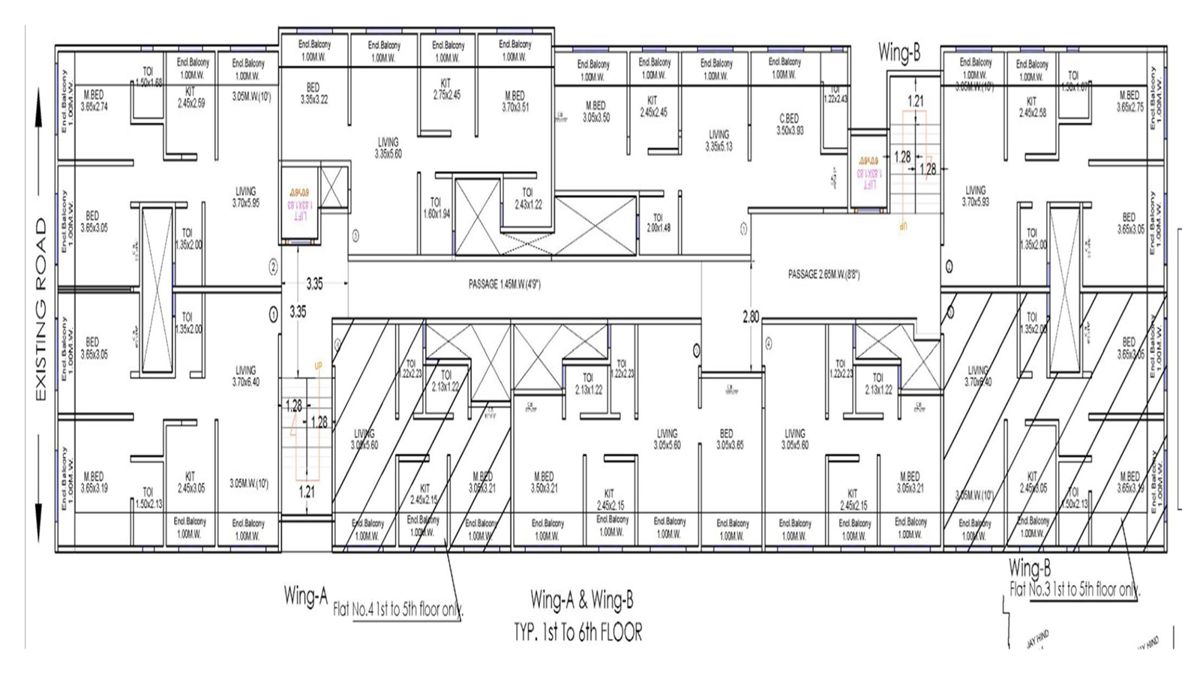 Om New Chaitanya Prabha Floor Plans