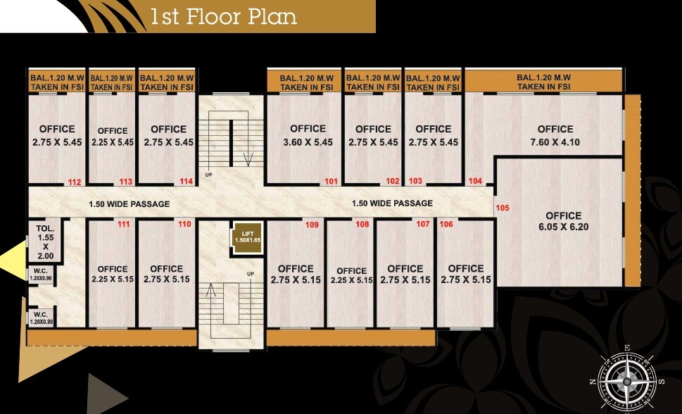 Om Sai Empire Floor Plans