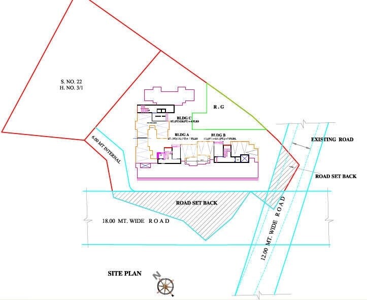 Om Sai Krishna Enclave Master Plan 1