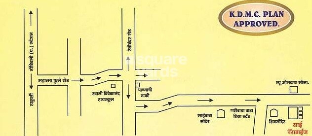 Om Sai Paradise Dombivli West Location Image
