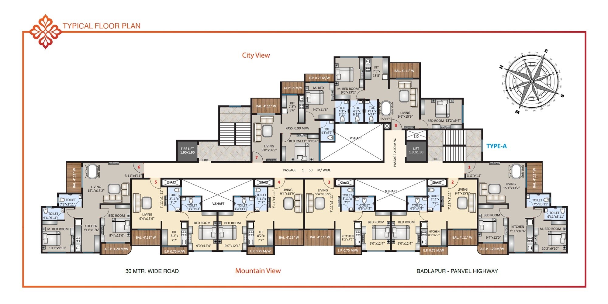 Om Ved Heights Floor Plans