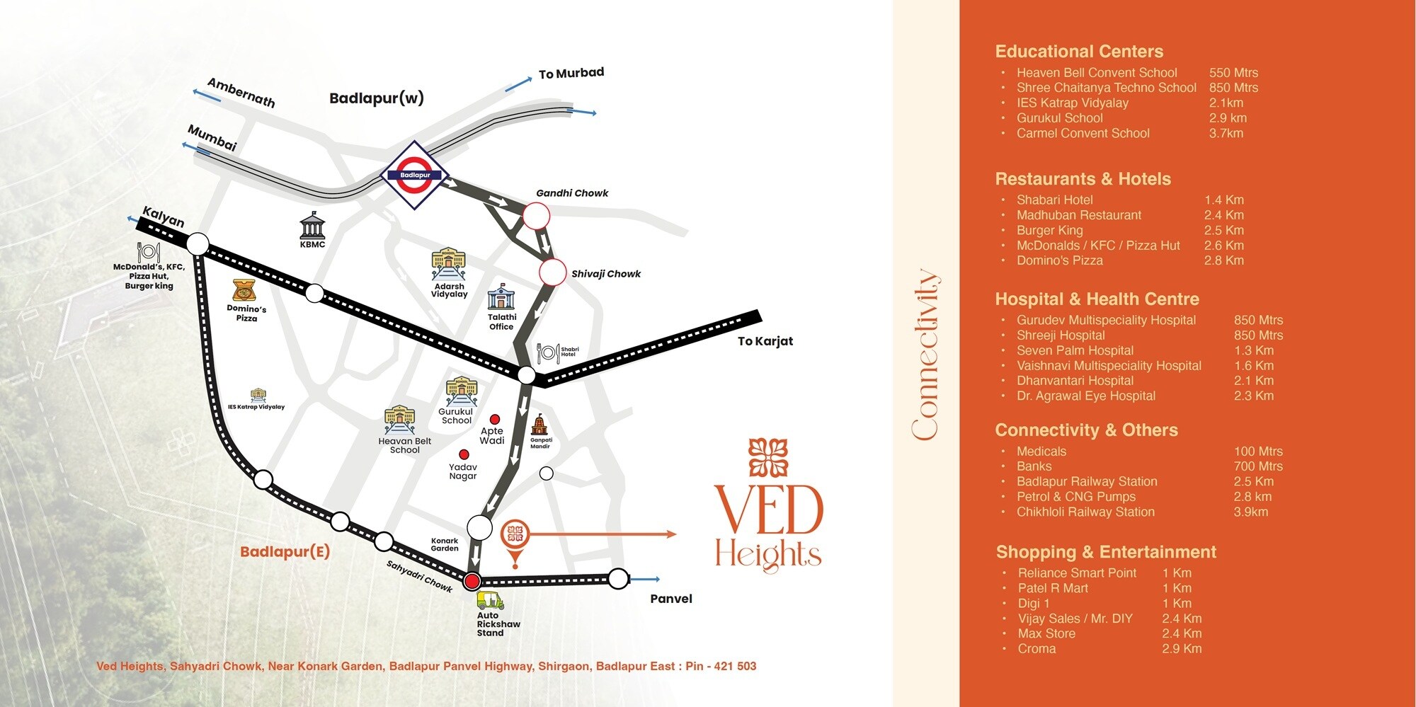 Om Ved Heights Location Image