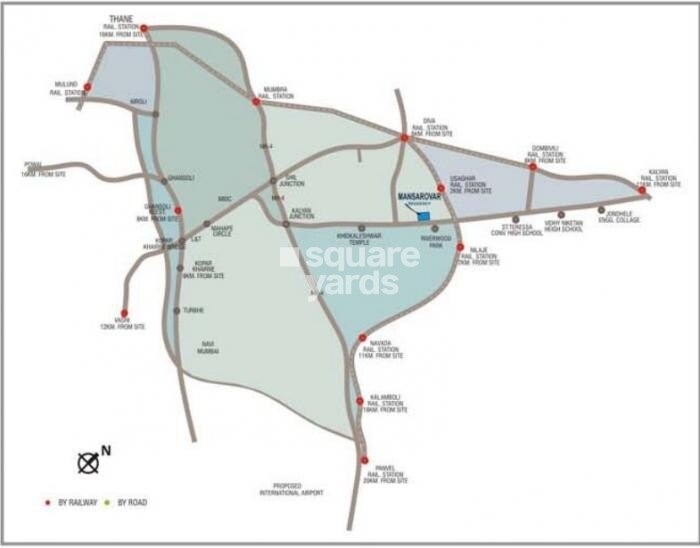 Omkareshwar  Mansarovar Residency Location Image