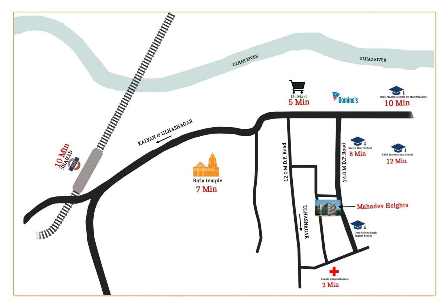 ONBV Mahadev Heights Location Image