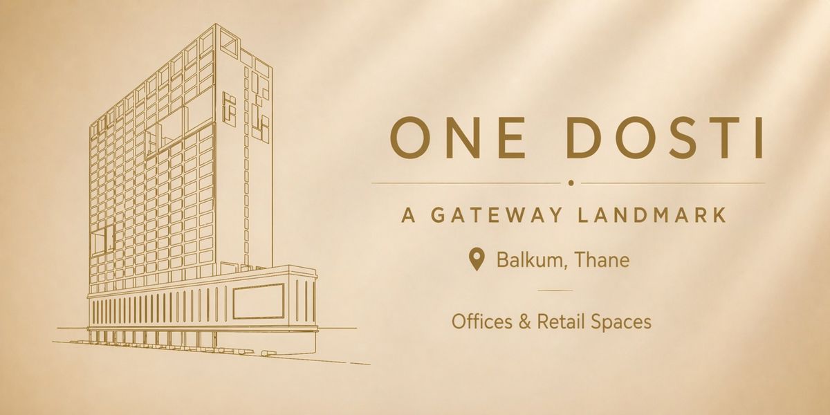 One Dosti residential project in Kolshet Industrial Area