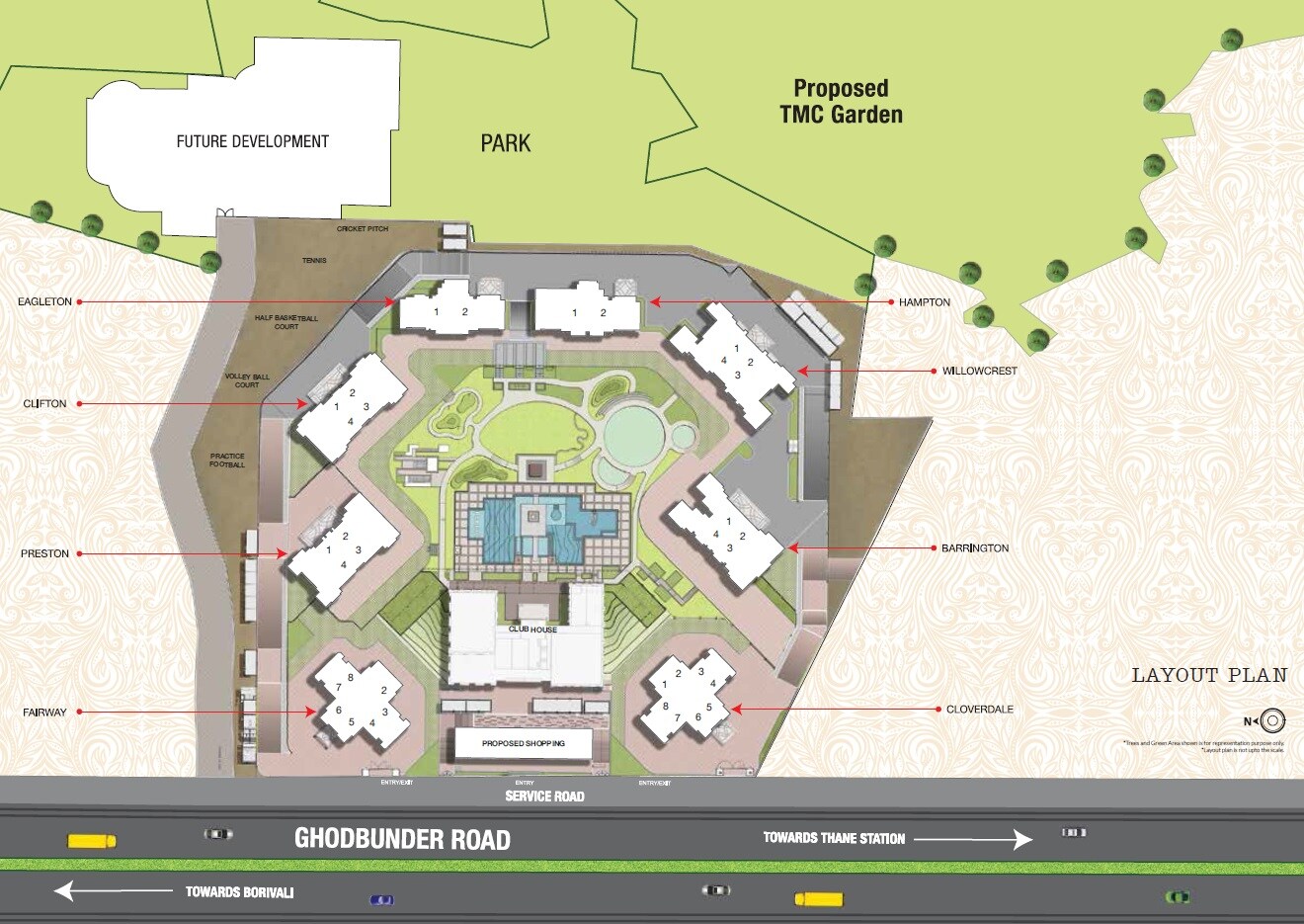 One Hiranandani Park Fairway Master Plan Image